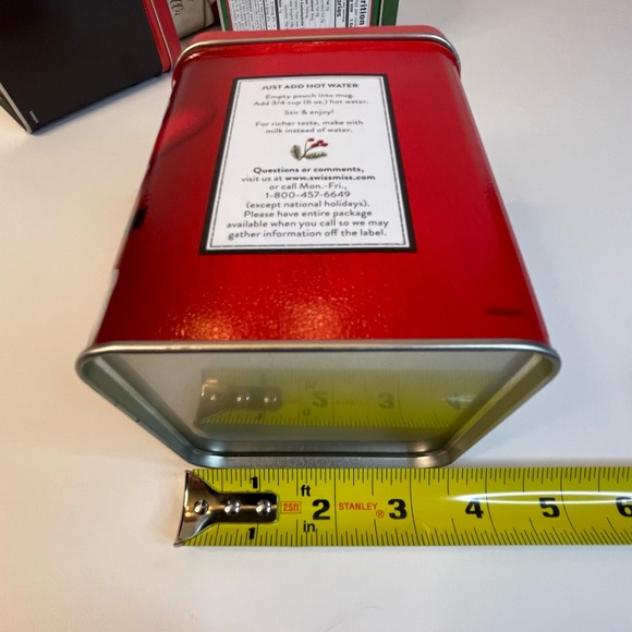 Swiss Miss Cocoa Holiday Collectible 4 Set Empty Tins Santa Snowman Elf Penguin - Picture 7 of 10